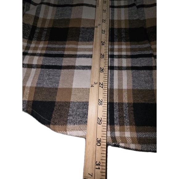 Columbia Pitchstone Heavyweight Flannel Shirt Mens Size Large Heavyweight Black - Picture 4 of 10